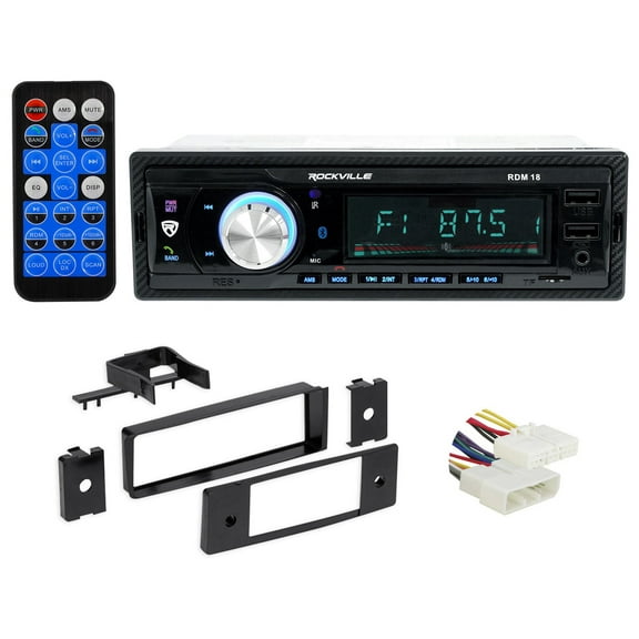 In-Dash Digital Media Bluetooth Receiver+Install Kit For 1996-1998 Honda Civic