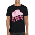 thumbnail image 1 of In Dolly We Trust Country Music Retro Style Parton Fan Unisex T-Shirt, 1 of 3