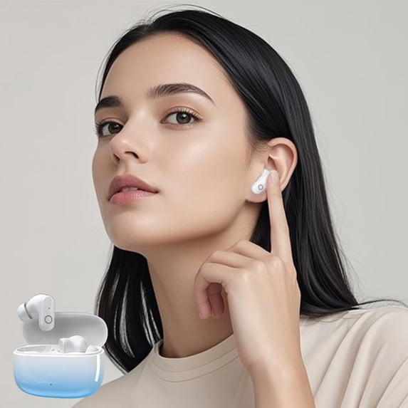 In-Ear Bluetooth Earbuds with Active Noise Cancellation, Digital Battery Display and 30H Playtime for Clear Calls, Commuting and Immersive Music Experience