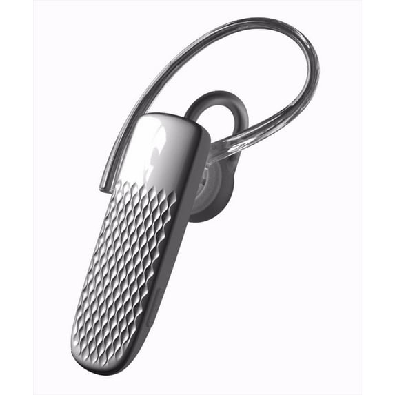 In Ear Mono Wireless Earpieces with Mic and Music for Asus ZenFone Max (M2), Max Pro (M2), Max (M2), Max (M1) (Silver)