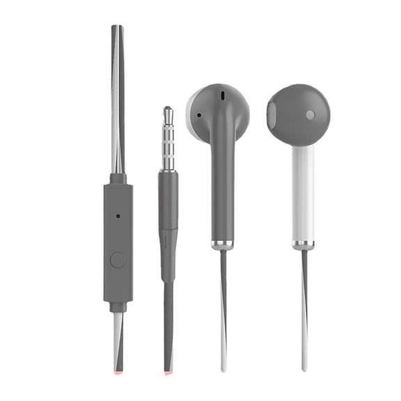 In Ear Wired Headset with Microphone for Clear Calls and Karaoke Singing Durable Control Earphones for Mobile Devices