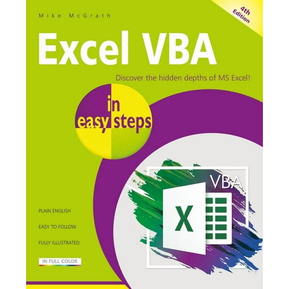 In Easy Steps Excel VBA in Easy Steps: Illustrated Using Excel in Microsoft 365, (Paperback)