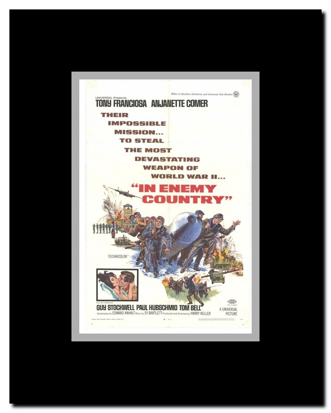 In Enemy Country Framed Movie Poster
