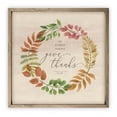 thumbnail image 1 of In Everything Give Thanks Rustic Wall Sign 12x12 (Frame Included), 1 of 1