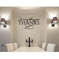 thumbnail image 1 of In Everything ~ Give Thanks ~ Wall Decal : Black 20" x 36", 1 of 4