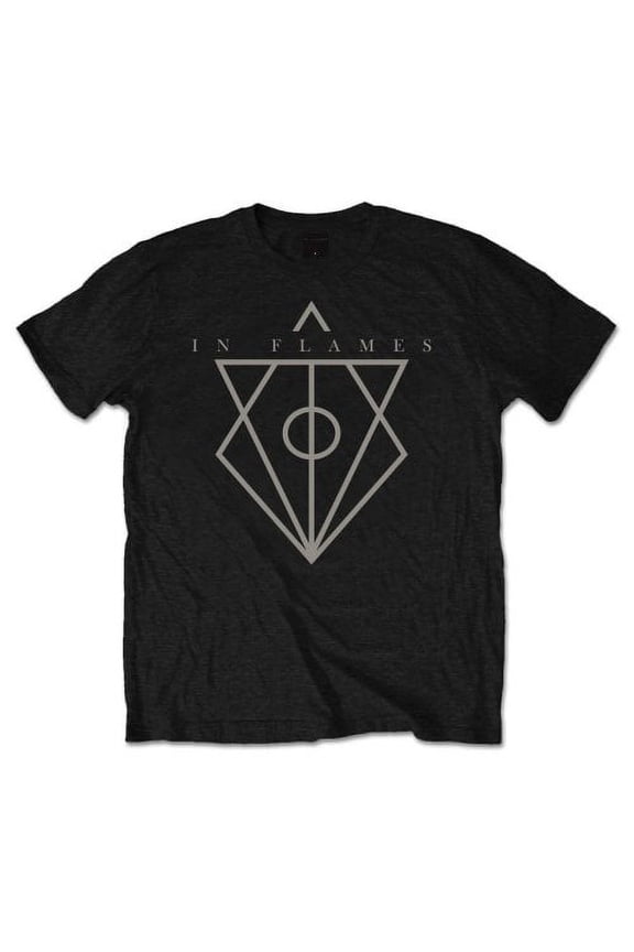 In Flames Unisex T-Shirt Jester head (X-Large)
