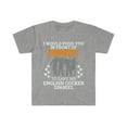 thumbnail image 1 of In Front of Zombies to save English Cocker Spaniel Unisex T-shirt S-3XL, 1 of 2