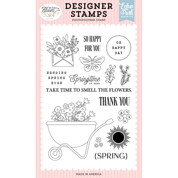 In Full Bloom: Sending Spring Hugs Stamp Set