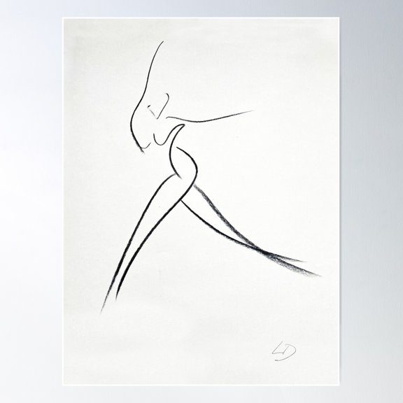 In Full Flow Poster Wall Art, Modern Wall Decor For Living Room Bedroom, 8x12 UNFRAMED