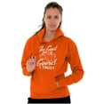 thumbnail image 1 of In God I Trust Cute Pumpkin Pun Women Plus Size Hoodie Brisco Brands 2X, 1 of 4