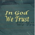 thumbnail image 1 of In God We Trust Decal Sticker | Gold Vinyl Decal | 5.5-Inches Wide, 1 of 1