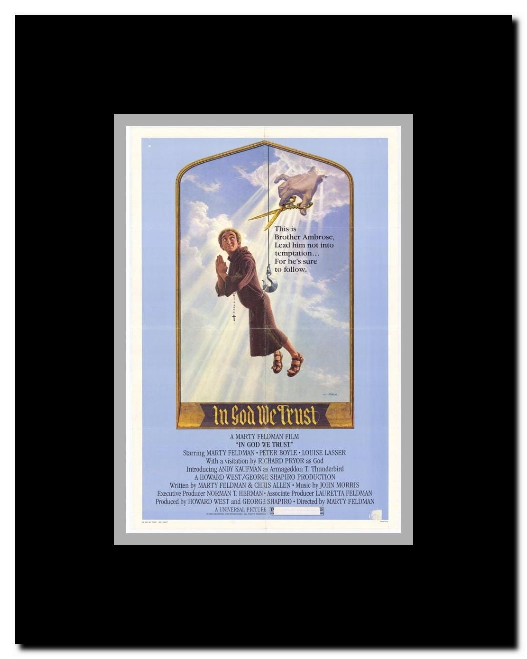 In God We Trust Framed Movie Poster