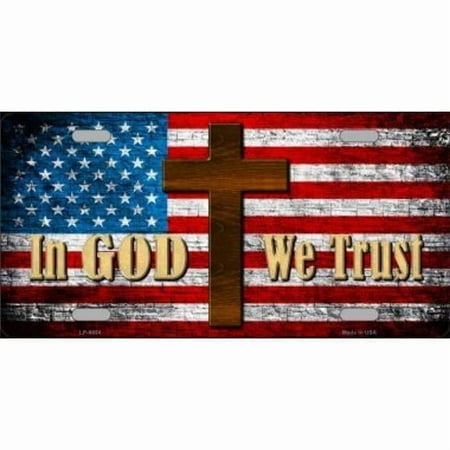 In God We Trust Metal License Plate
