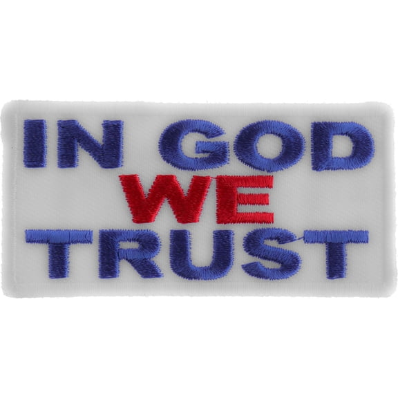 In God We Trust Patriotic Iron on Patch