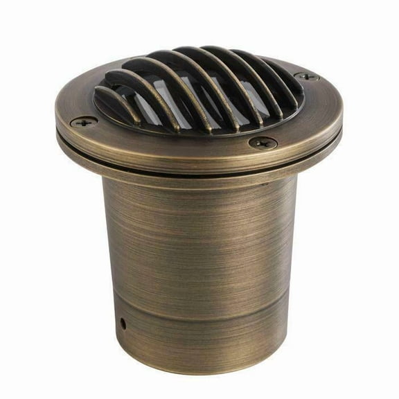 In Ground Well Lights Solid Brass Low Voltage 12v Driveway Entry Way Up Light