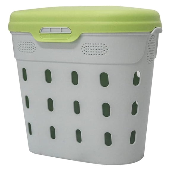 In-Ground Worm Composter - 8 Gallon Outdoor Compost Bin for Garden Beds - BPA-Free Vermicomposting System - Lime Green