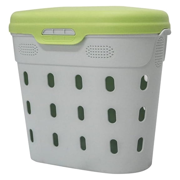 In-Ground Worm Composter Outdoor Farm Compost Bin 8 Gallons BPA-Free Composting System for Raised Garden Beds, Lime