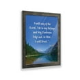 thumbnail image 1 of In Him I Trust, Gifts with Scripture, Christian Picture Frame, Psalms 91:2, 2109BW, 1 of 6