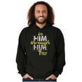 thumbnail image 1 of In Him Through Him Christian Cross Unisex Plus Fleece Graphic Hoodie Brisco Brands 5X, 1 of 5