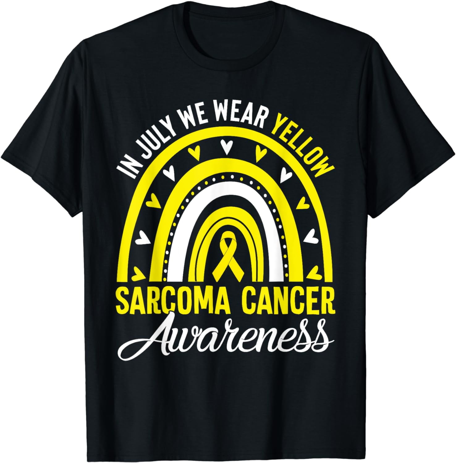 I Wear Yellow for My Granddaughter - Sarcoma Awareness Tee main image 1