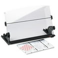 thumbnail image 1 of In-Line Adjustable Desktop Copyholder  Plastic  150 Sheet Capacity  Black/Clear, 1 of 1