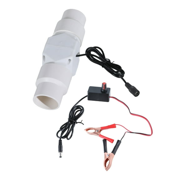 In Line Air Blower 12V Ventilation Blower Air Vent In Line Marine Bilge Strong Engine Ventilation Fan Bilge Air Blower