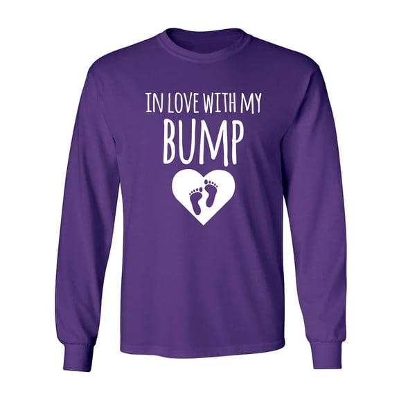 In Love With My Bump Adult Long Sleeve T-shirt