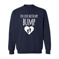 thumbnail image 1 of In Love With My Bump Crewneck Sweatshirt, 1 of 3