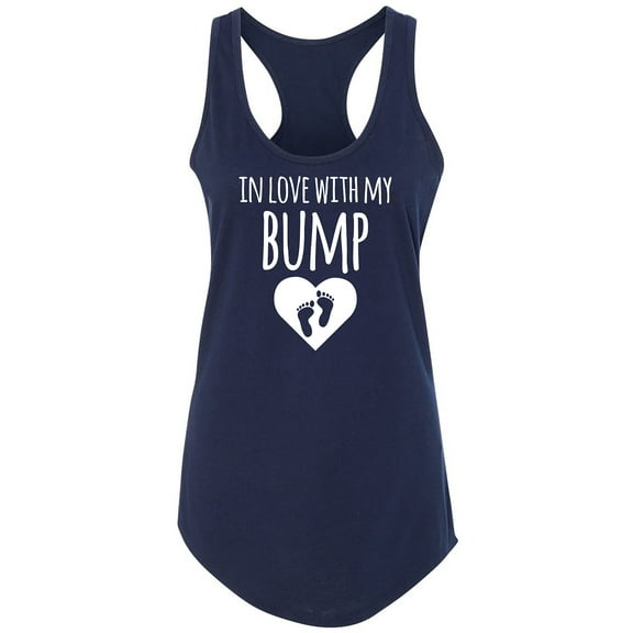In Love With My Bump Racerback Tank