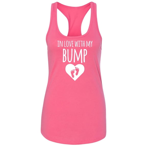 In Love With My Bump Racerback Tank