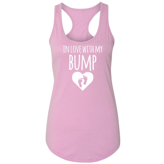 In Love With My Bump Racerback Tank