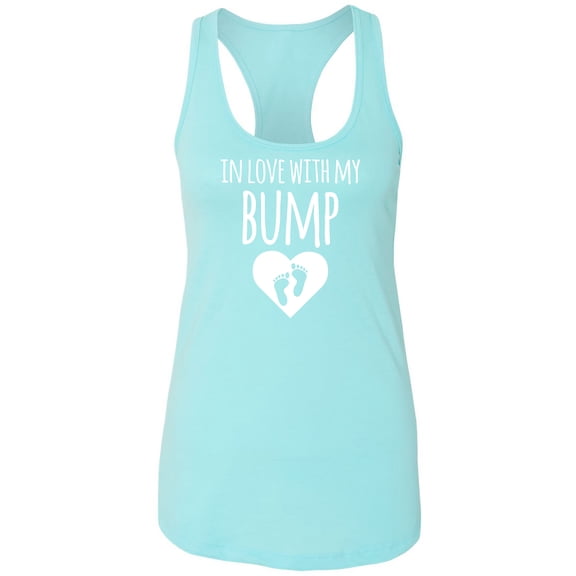 In Love With My Bump Racerback Tank