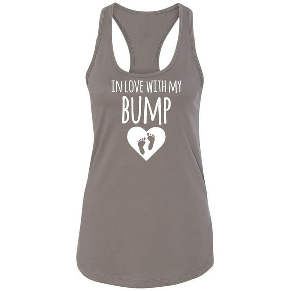 In Love With My Bump Racerback Tank