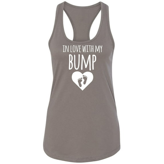 In Love With My Bump Racerback Tank