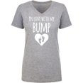 thumbnail image 1 of In Love With My Bump Womens V-Neck T-Shirt, 1 of 3