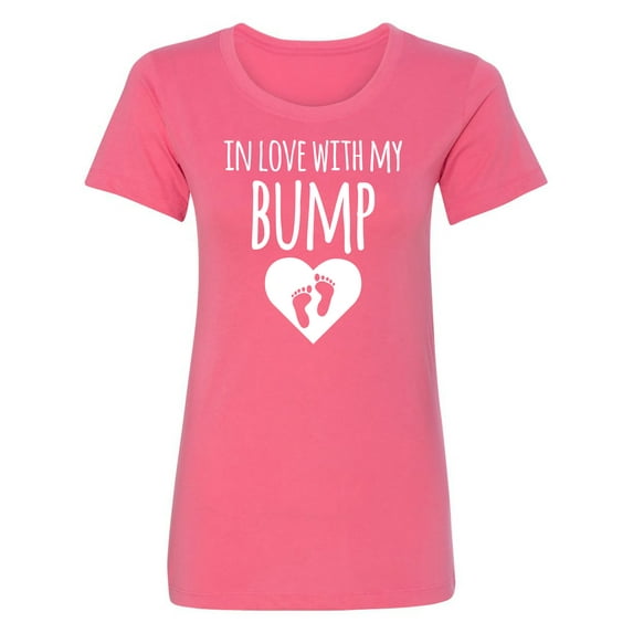 In Love With My Bump Womens crewneck tee