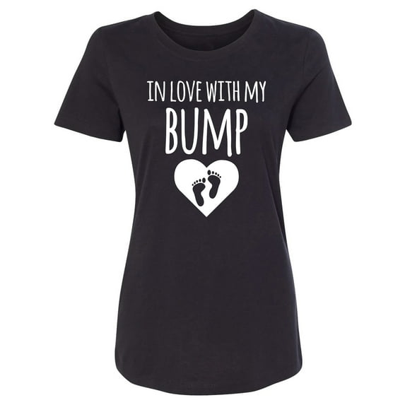 In Love With My Bump Womens crewneck tee