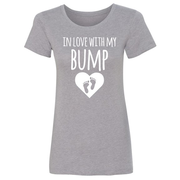 In Love With My Bump Womens crewneck tee