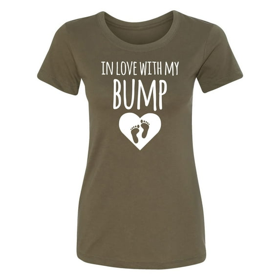 In Love With My Bump Womens crewneck tee