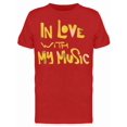 thumbnail image 1 of In Love With My Music Tee Men's -Image by Shutterstock, 1 of 2