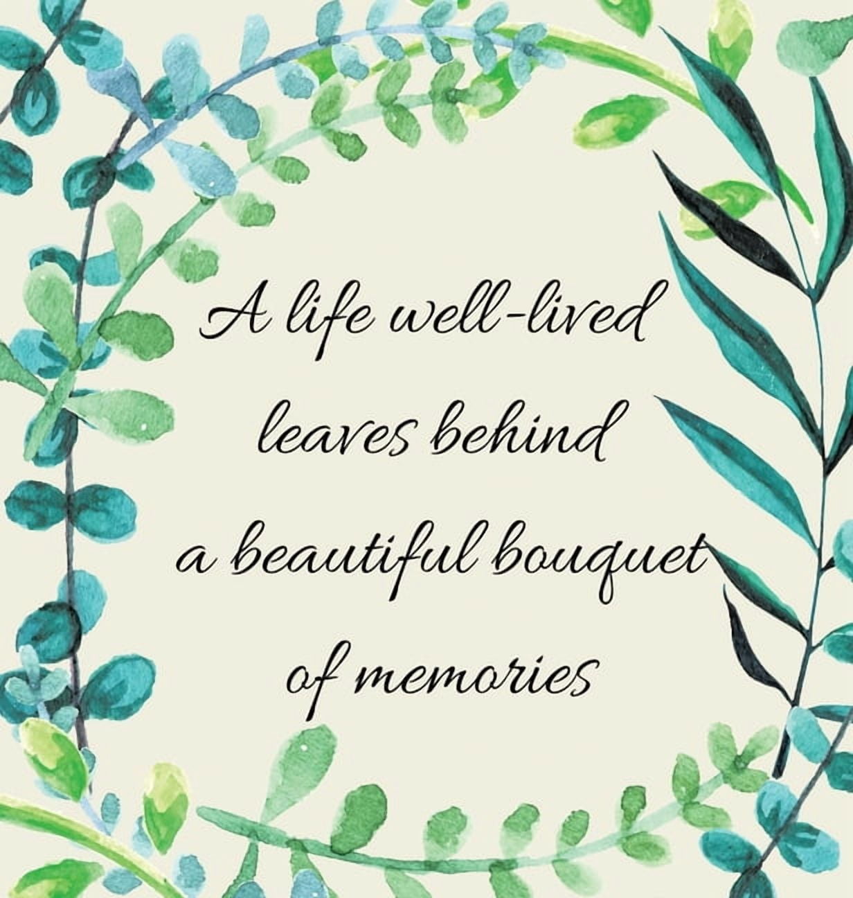In Loving Memory Condolence Book (Hardback cover), (Hardcover)