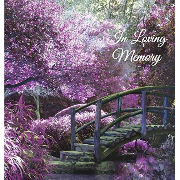 Pre-Owned "In Loving Memory" Funeral Guest Book, Memorial Guest Book, Condolence Book, Remembrance Book for Funerals or Wake, Memorial Service Guest Book: A ... the family. HARD COVER with a Hardcover