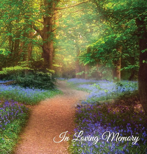 "In Loving Memory" Funeral Guest Book, Memorial Guest Book, Condolence Book, Remembrance Book for Funerals or Wake, Memorial Service Guest Book: A Cel (Hardcover)