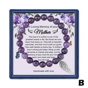 GUIREN In Loving Memory Of Your Mother Bracelet, Mother Memorial Sympathy Gift, R0D1
