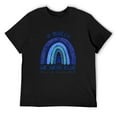 thumbnail image 1 of In March We Wear Blue Colon Cancer Awareness Month Men T-Shirt Black 4X-Large, 1 of 5