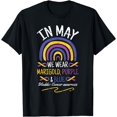 thumbnail image 1 of In May We Wear Bladder Cancer Awareness Ribbon Fight Warrior T-Shirt, 1 of 4