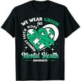 thumbnail image 1 of In May We Wear Green For Mental Health Awareness Month T-Shirt, 1 of 3