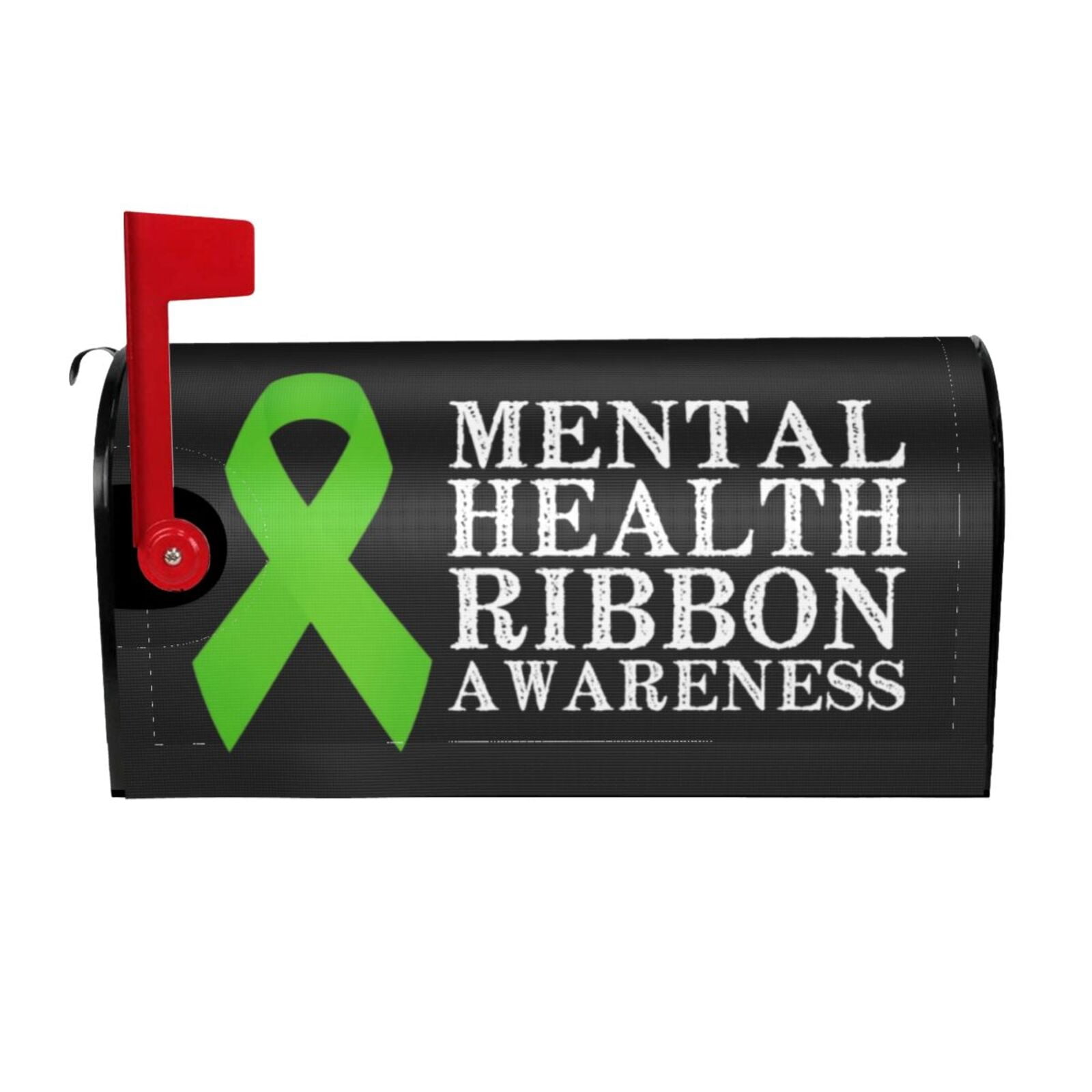 In May We Wear Green Mental Health Awareness Month Mailbox Decoration ...