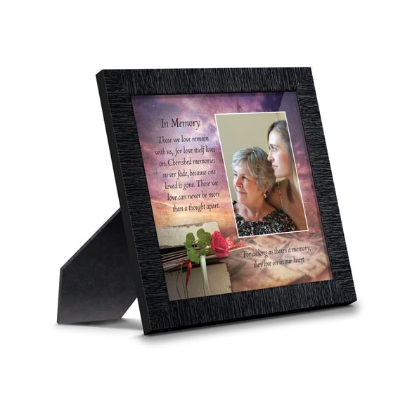 In Memory of Loved One, Memorial Gifts Picture Frames, Bereavement Gifts for Sympathy Baskets or Condolence Card, Sympathy Gifts for Loss of Mother, Loss of Father Gift, In Memory Framed Poem, 6372CH