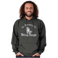 thumbnail image 1 of In Memory Of Being Single Married Hoodie Sweatshirt Women Men Brisco Brands S, 1 of 6